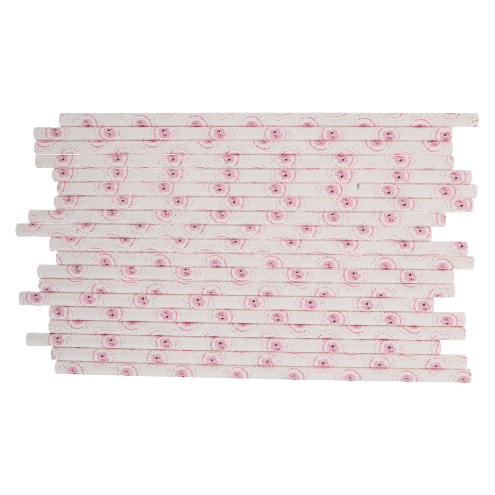 Cotton Candy Cone - 50Pcs Cotton Candy Paper Rods -