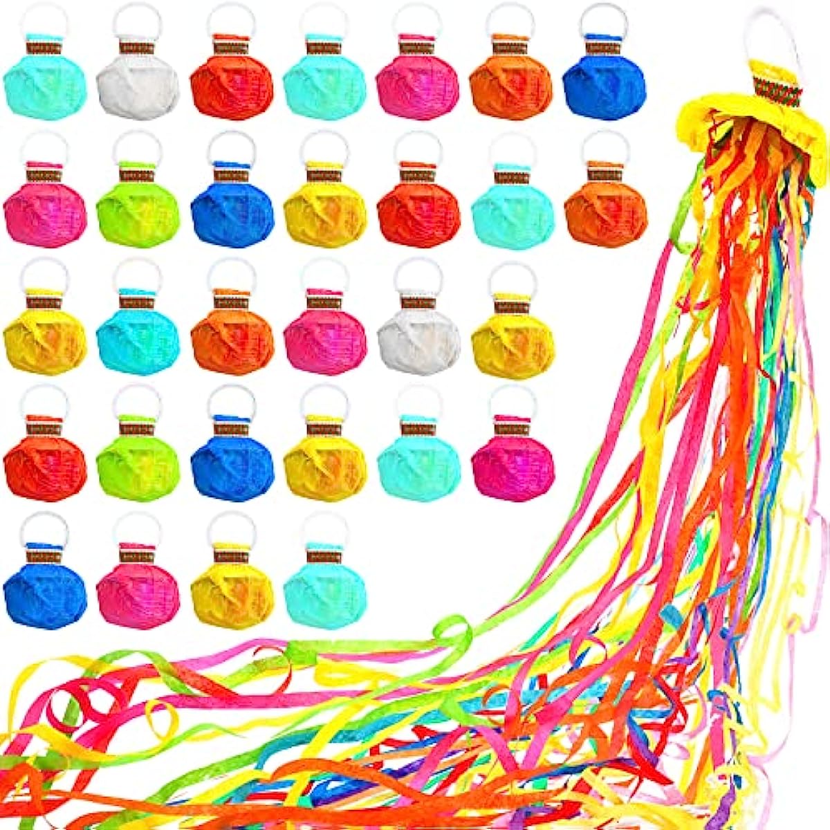 Confetti Cannon Tube - 10Pcs Poppers Hand Throw Streamer Confetti
