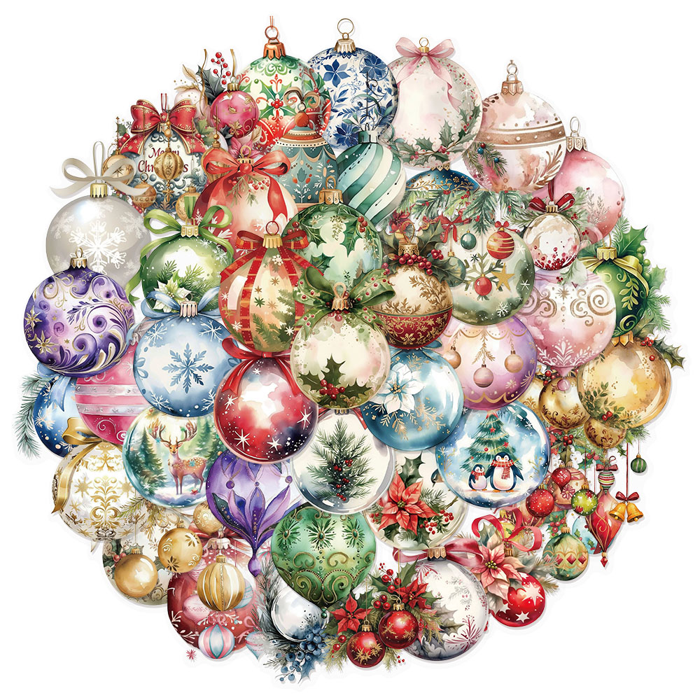 Plastic Cup 50Pcs - 50PCS Christmas Bell Decoration Graffiti PET