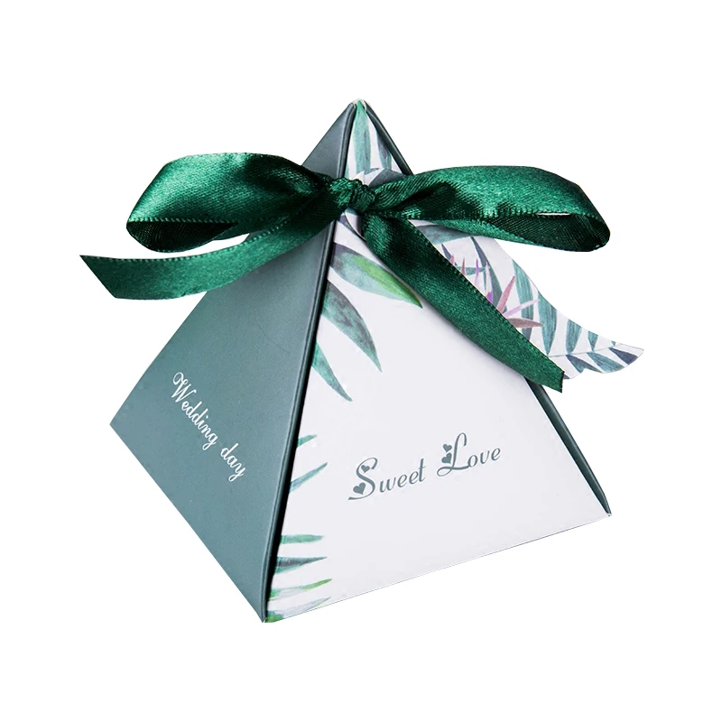 Event Party Box - New creative green paper gift boxes