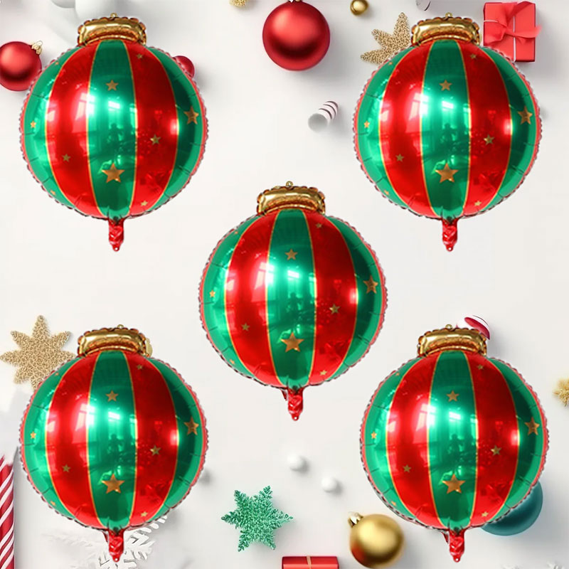 5pcs Red Green Christmas Ball  - đánh giá và giá Party Event Supply Store