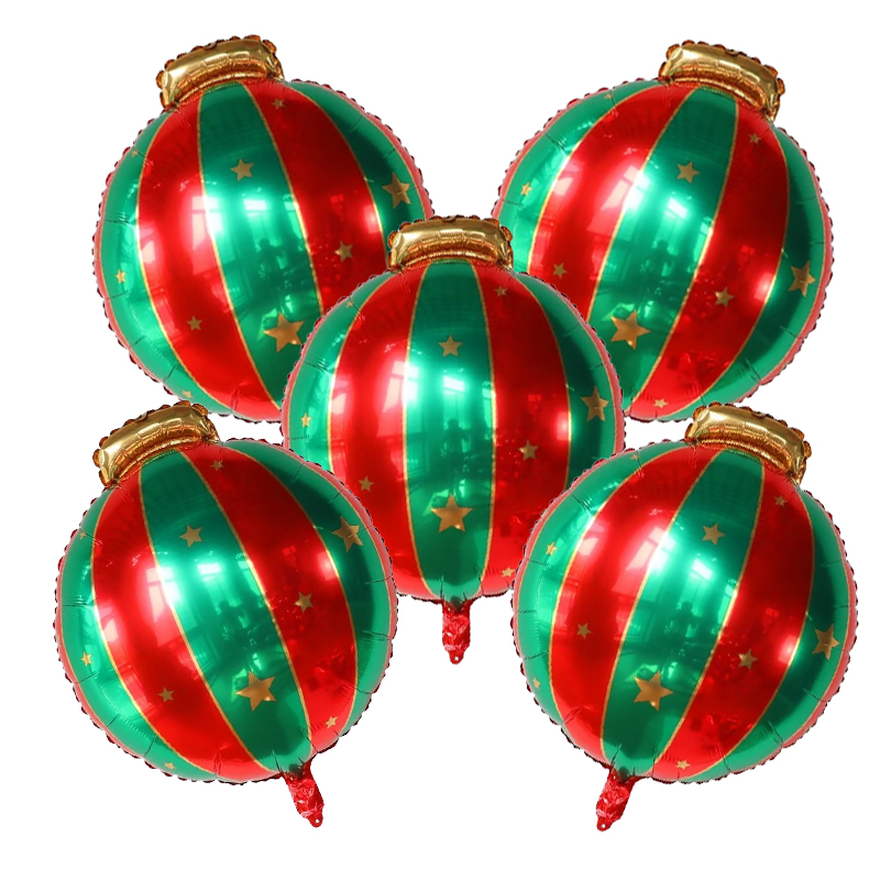 5pcs Red Green Christmas Ball  - đánh giá và giá Party Event Supply Store
