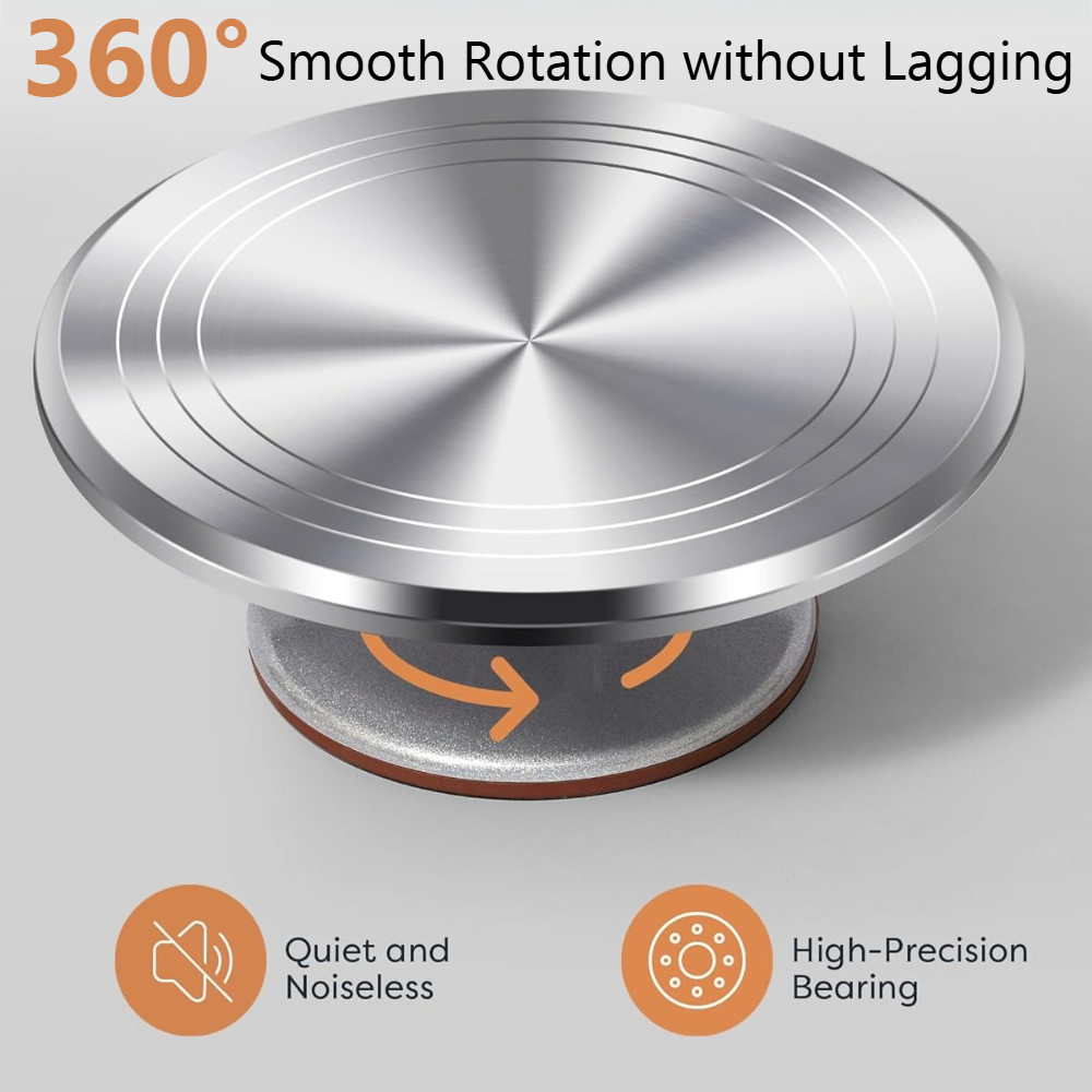 Aluminium Cake Turntable Set w - đánh giá và giá Cupcake Stand Tier