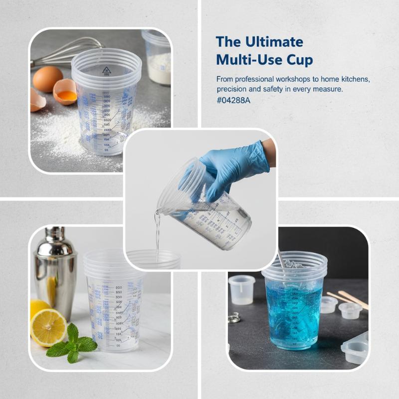 50PCS 600ml Calibrated Plastic - đánh giá và giá Plastic Cup 50Pcs