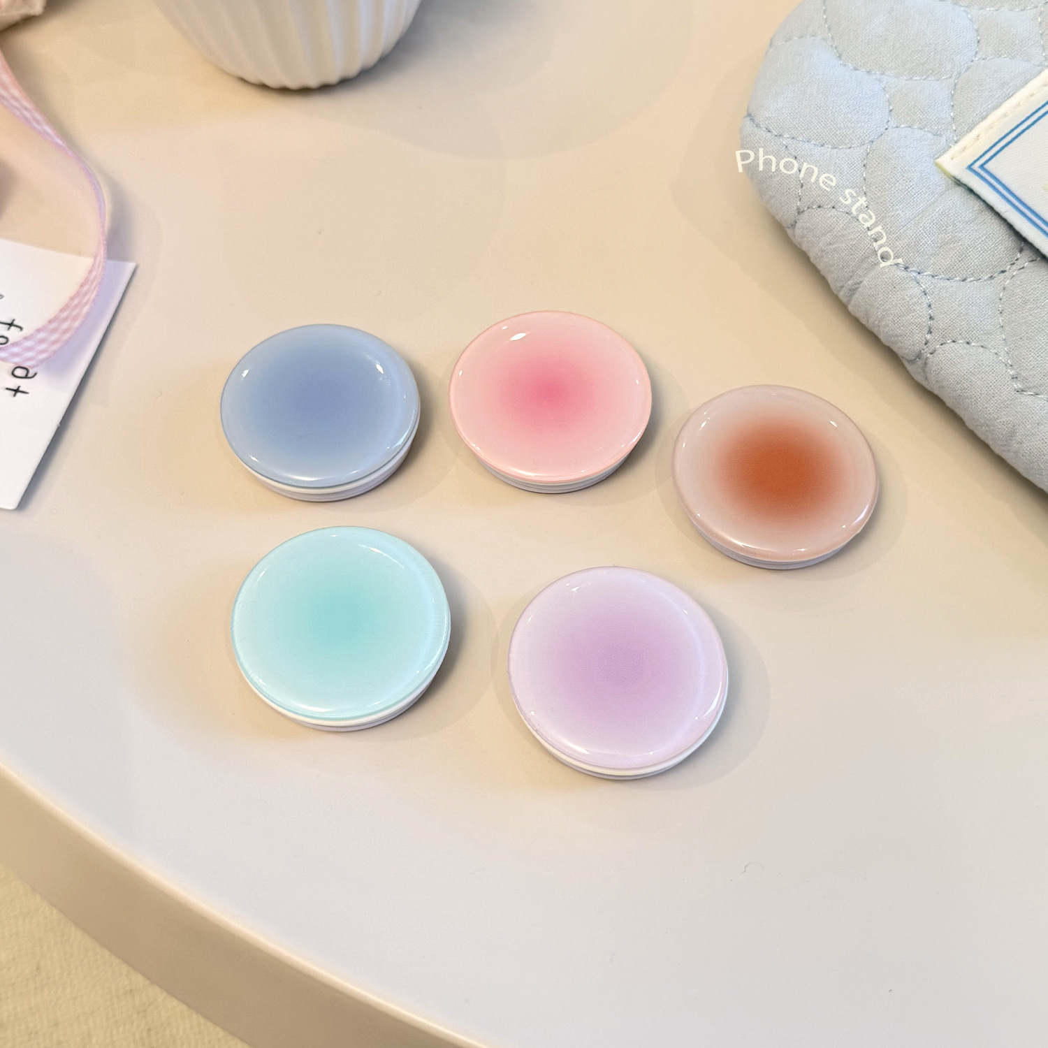 Ins Style Gradient Phone Grip  - đánh giá và giá Event Support