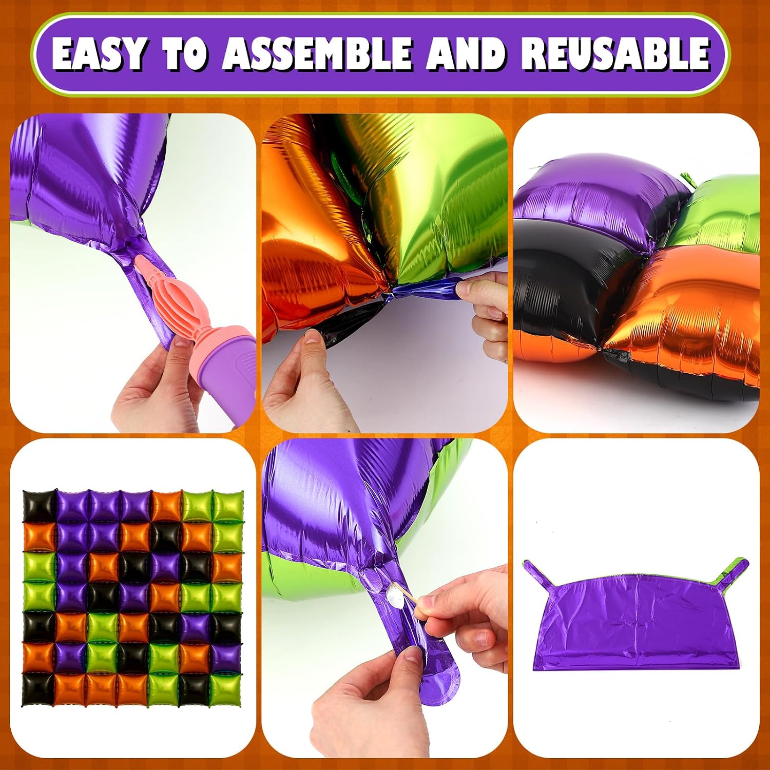 50 Pcs Halloween Balloon Arch  - đánh giá và giá Balloon Arch Kit