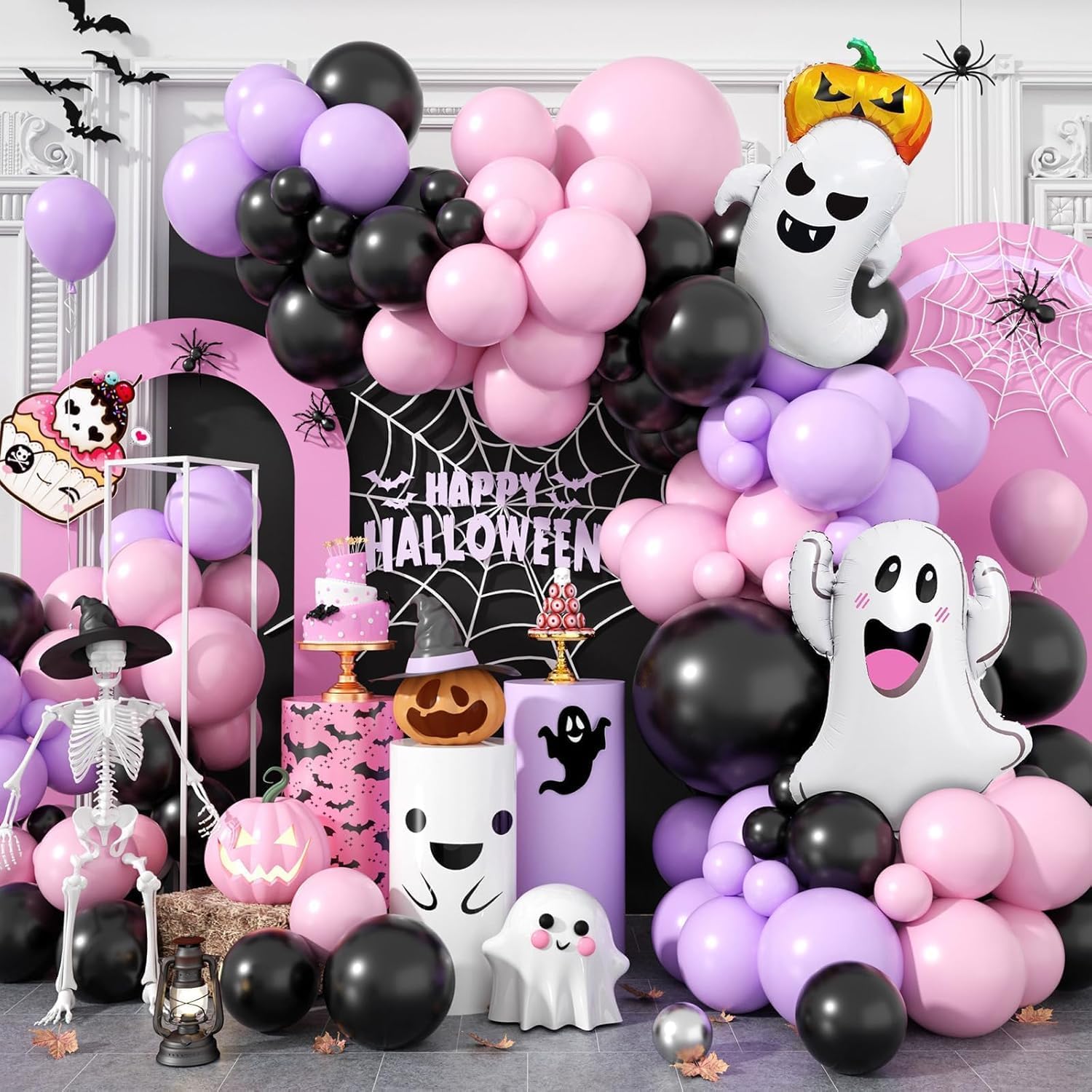 Halloween Balloon Arch Kit, Bl - đánh giá và giá Balloon Arch Kit
