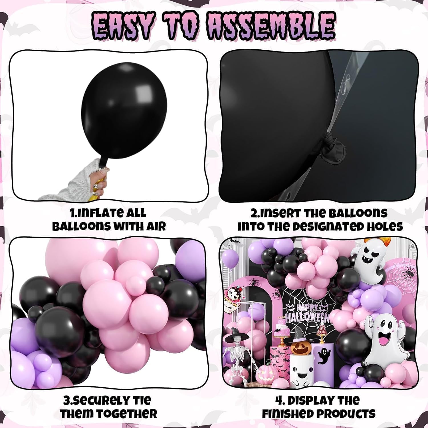 Halloween Balloon Arch Kit, Bl - đánh giá và giá Balloon Arch Kit