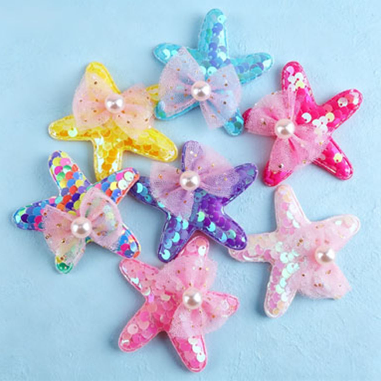 1/7PCS Mermaid Sequins Starfis - đánh giá và giá Glitter Tablecloth
