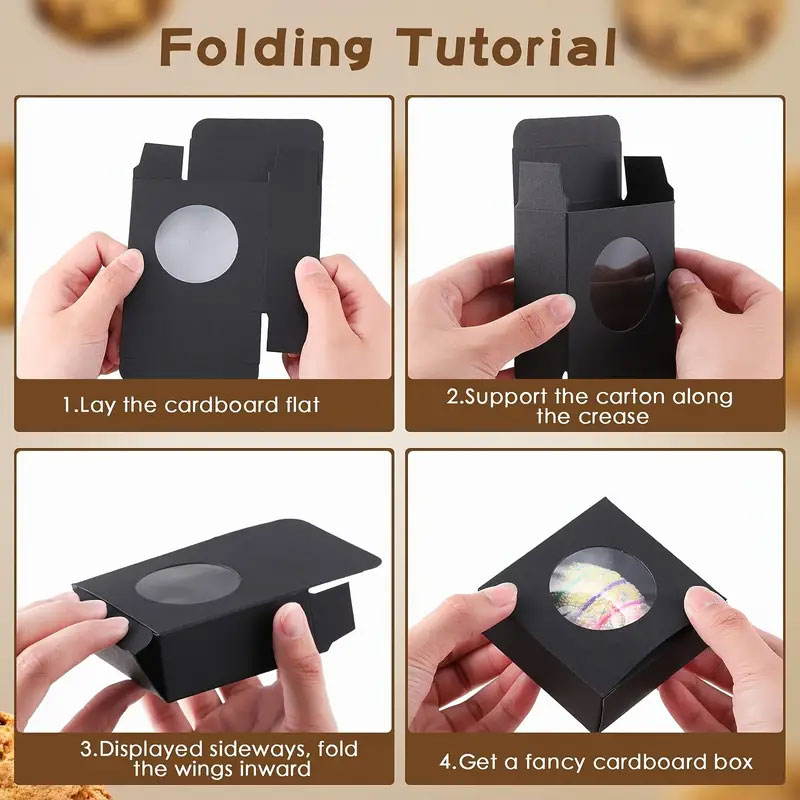 30/50pcs Kraft Paper Box With  - đánh giá và giá Event Party Box