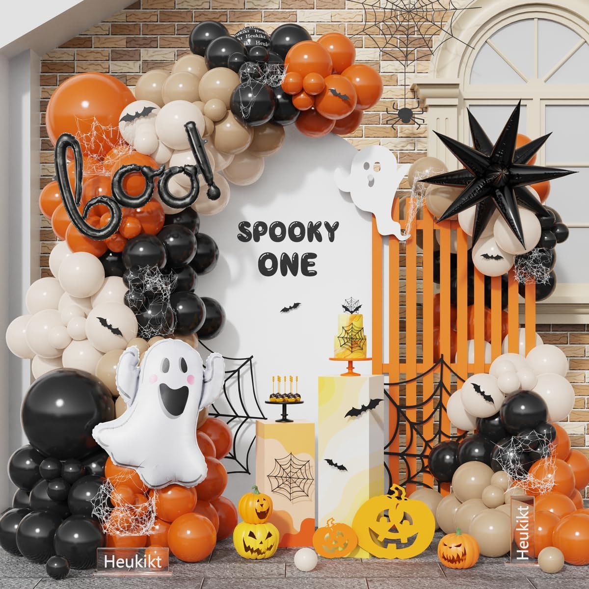 Halloween Little BOO Balloon G - đánh giá và giá Balloon Arch Kit