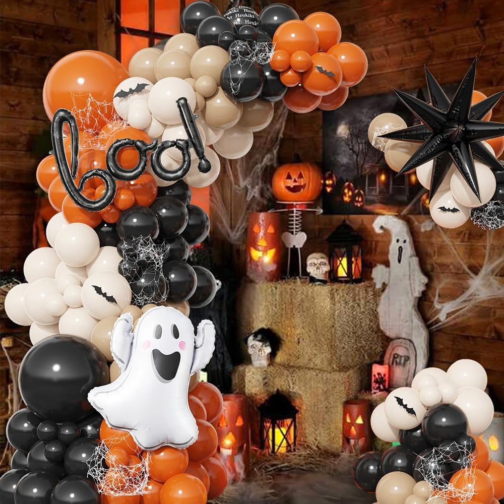 Halloween Little BOO Balloon G - đánh giá và giá Balloon Arch Kit