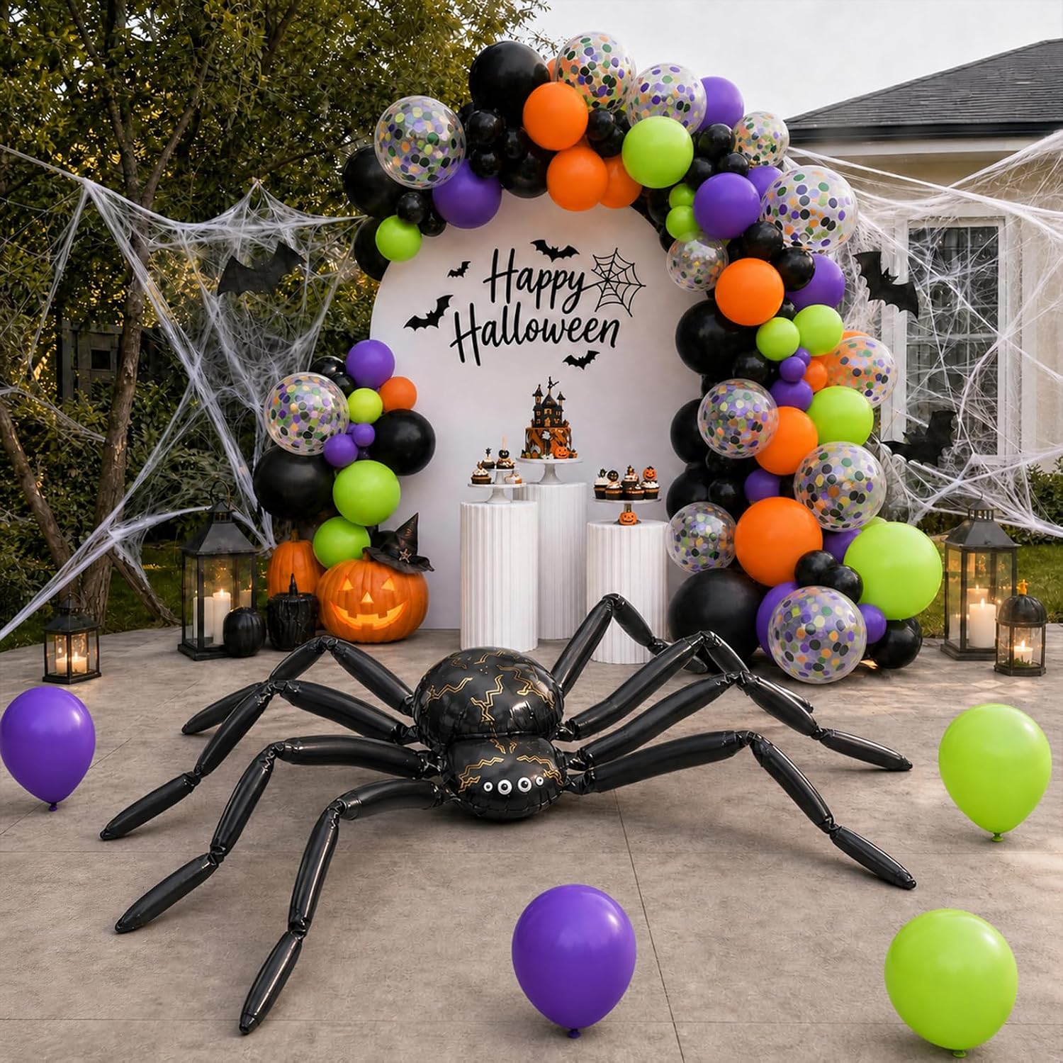Halloween Balloon Arch Kit wit - đánh giá và giá Balloon Arch Kit