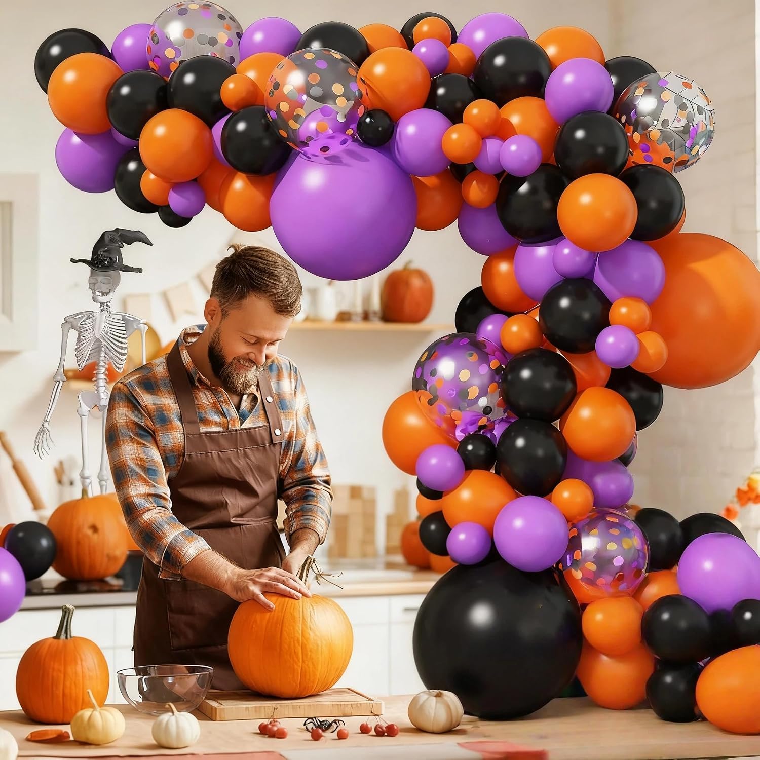 Jobkoo Halloween Balloon Arch  - đánh giá và giá Balloon Arch Kit