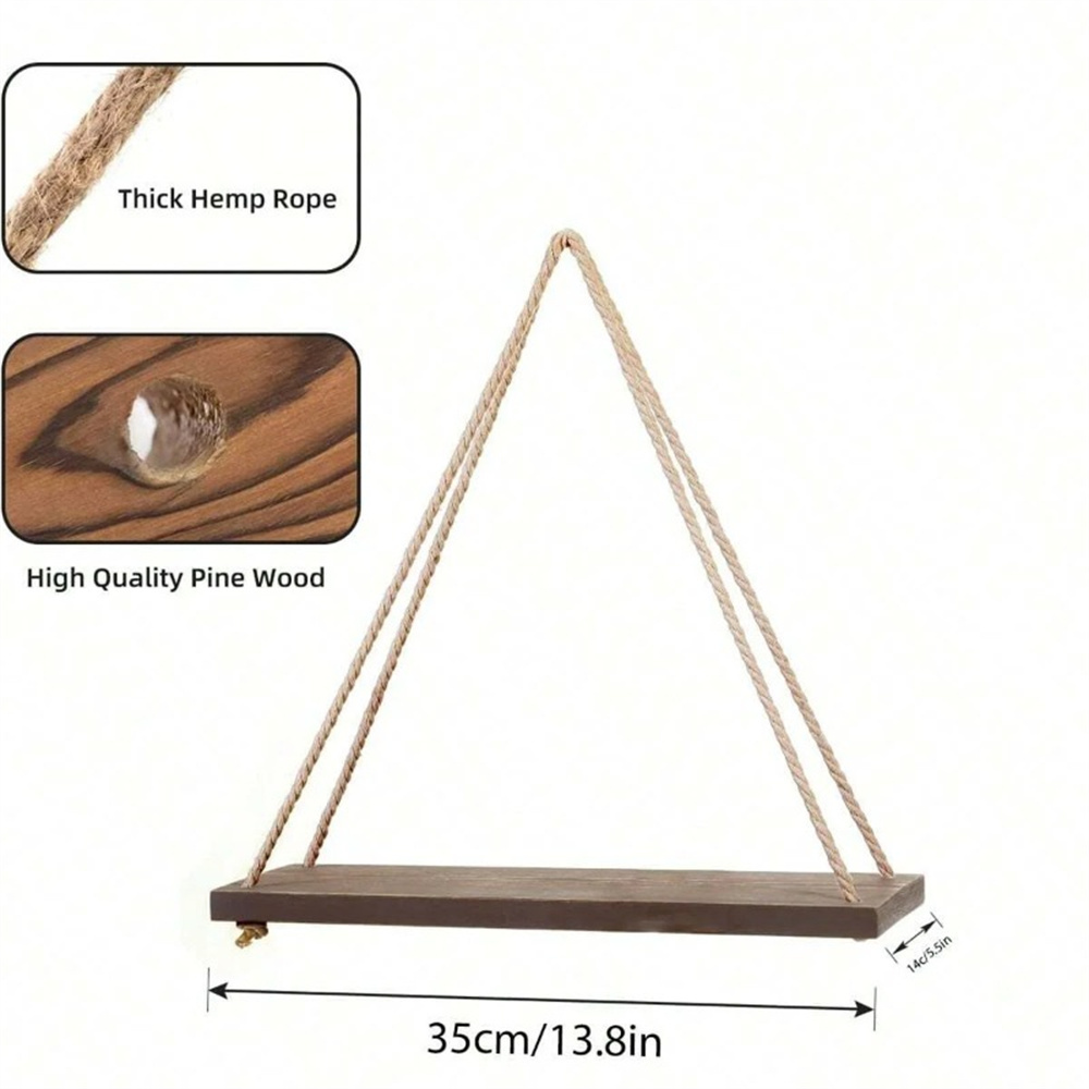 1Set Wood Hanging Shelves Swin - đánh giá và giá Flower Wall Panel