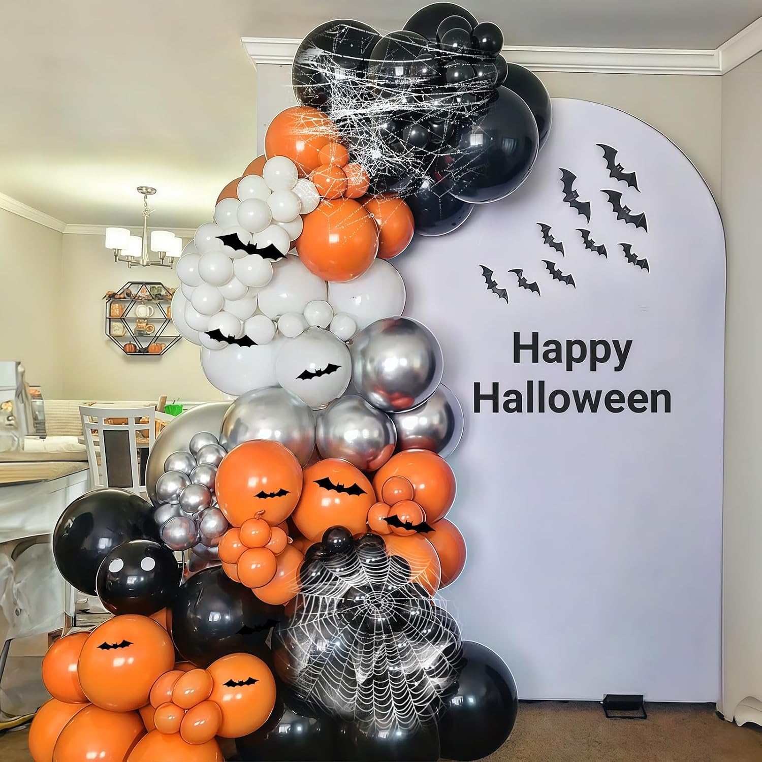 Halloween Balloon Arch Kit Bla - đánh giá và giá Balloon Arch Kit