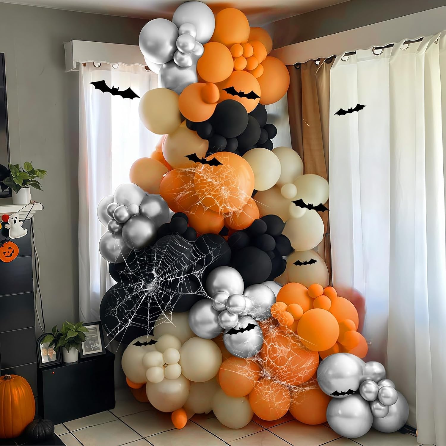 Halloween Balloon Arch Kit Bla - đánh giá và giá Balloon Arch Kit