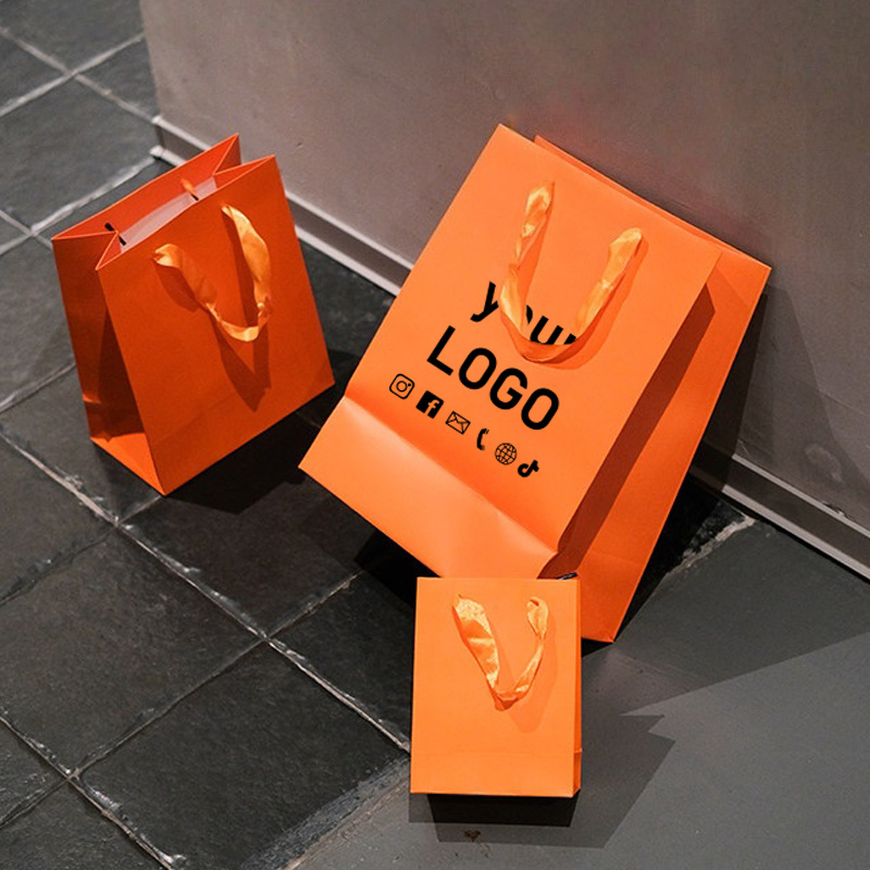 10pcs Orange Clothing Tote Bag - đánh giá và giá Event Party Shop