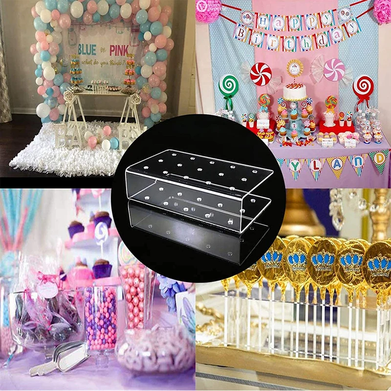 Hole Cake Pop Stand Candy Disp - đánh giá và giá Cotton Candy Cone