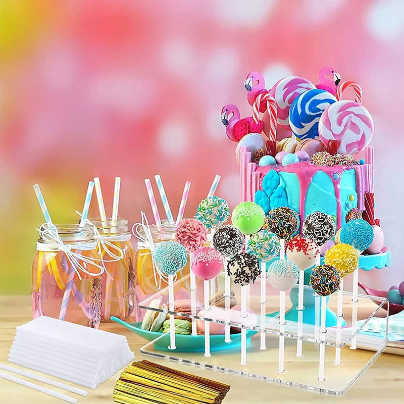 Hole Cake Pop Stand Candy Disp - đánh giá và giá Cotton Candy Cone