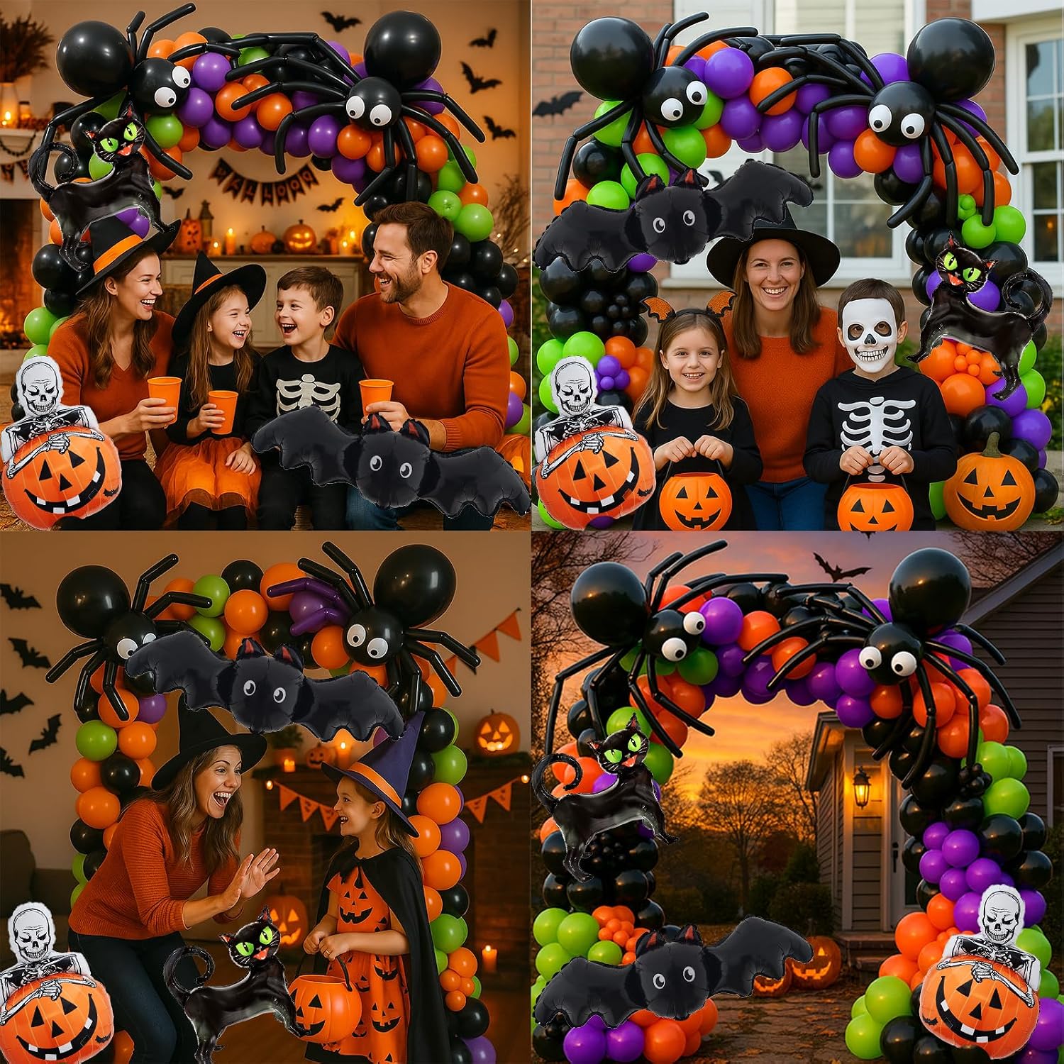 173pcs Halloween Balloon Garla - đánh giá và giá Balloon Arch Kit