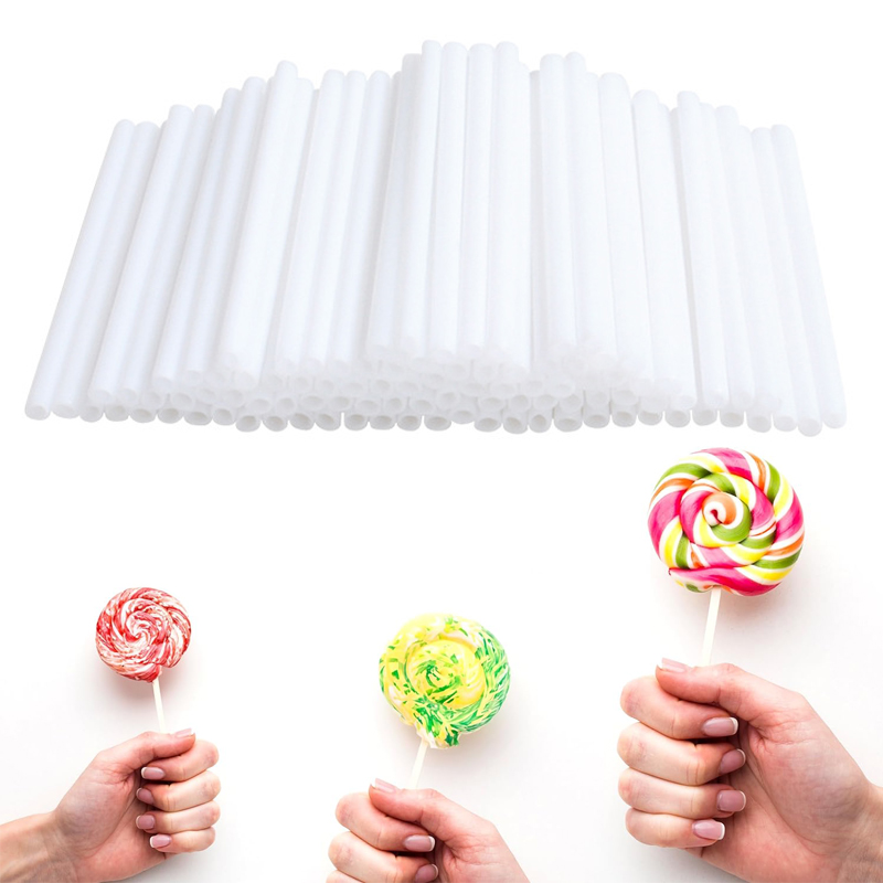 100Pcs DIY Candy Sticks Lollip - đánh giá và giá Cotton Candy Cone