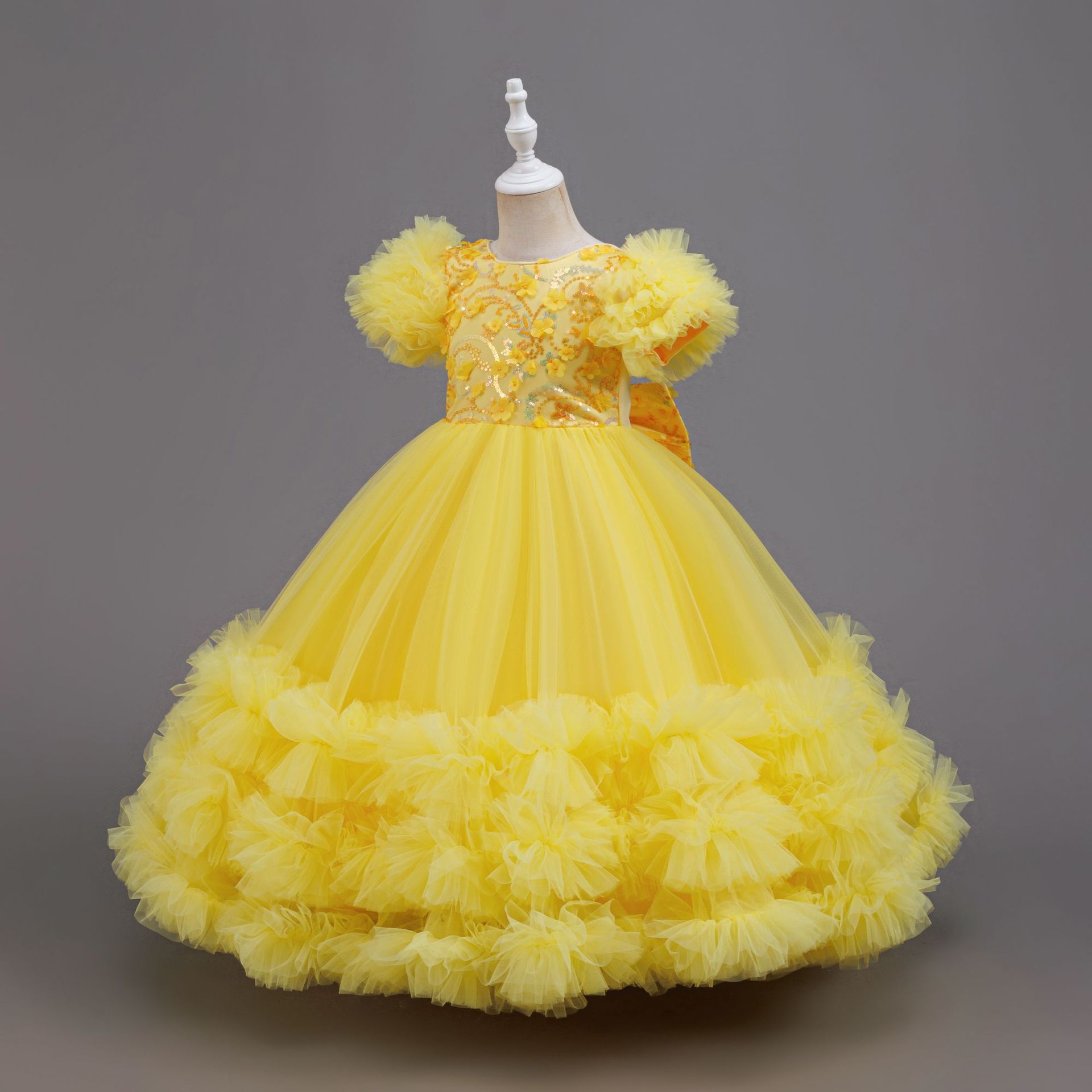 Girls Summer Yellow Sequin Wed - đánh giá và giá Glitter Tablecloth