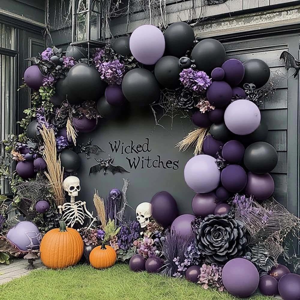 Black Purple Balloon Arch Kit  - đánh giá và giá Balloon Arch Kit