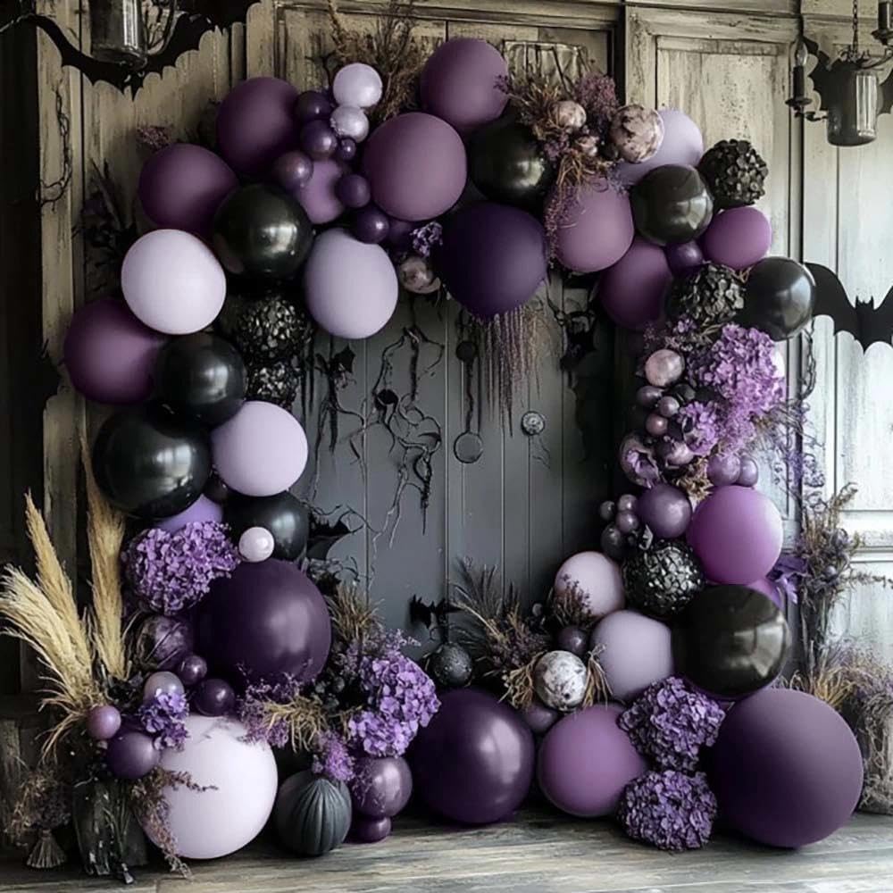 Black Purple Balloon Arch Kit  - đánh giá và giá Balloon Arch Kit