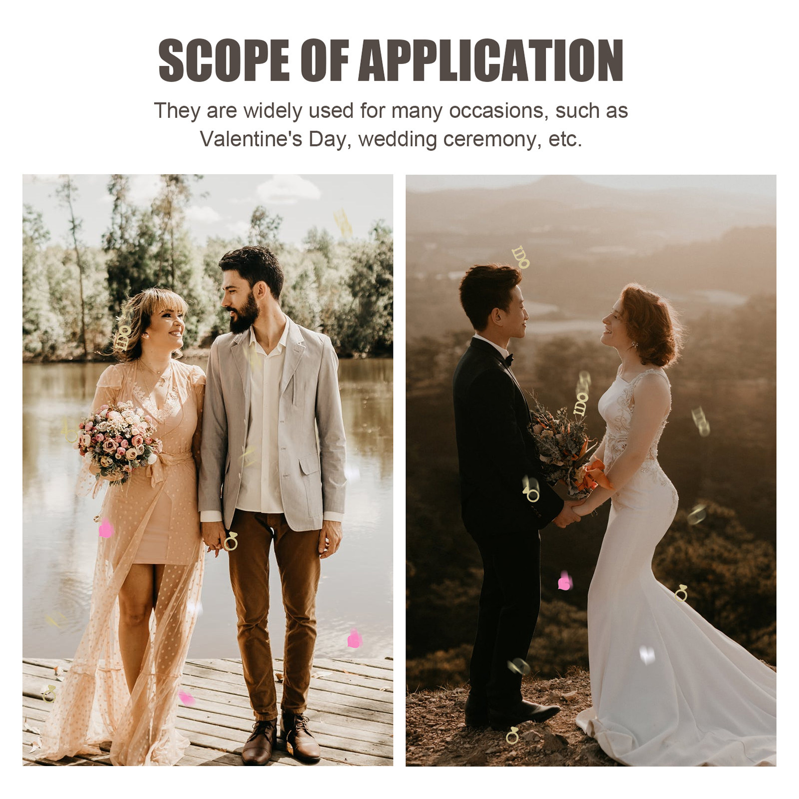 100Pcs Wedding Party Diamond R - đánh giá và giá Papercraft Supply Confetti