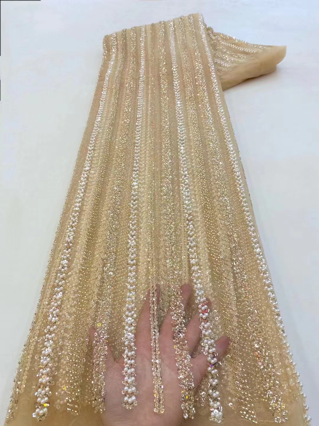 High Quality African Nigerian  - đánh giá và giá Glitter Tablecloth