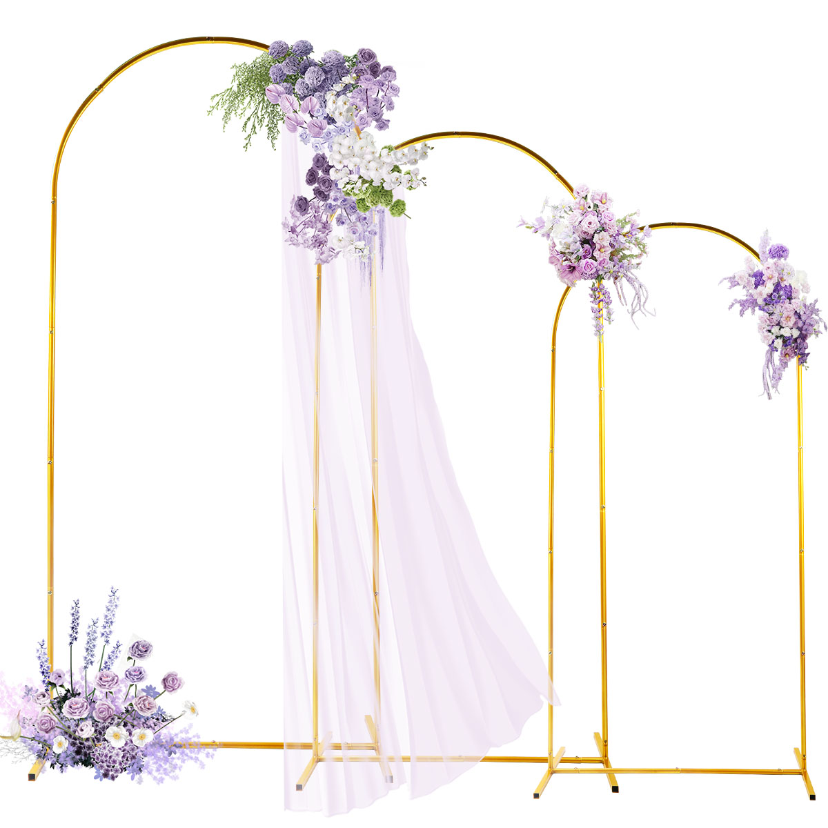 3Pack Golden Metal Arch Kits,  - đánh giá và giá Balloon Arch Kit