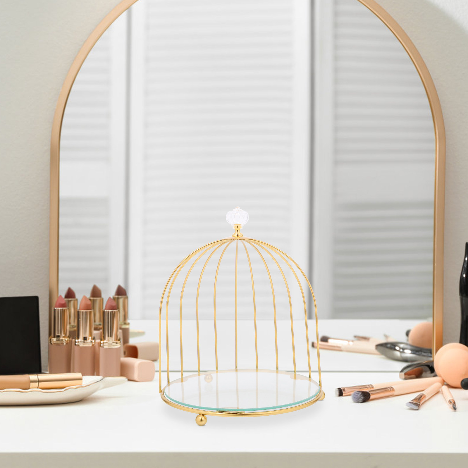 Golden Bird Cage Cake Stand El - đánh giá và giá Cupcake Stand Tier